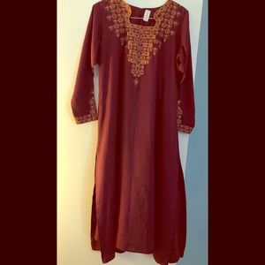 Women’s Purple Salwar Kameez.